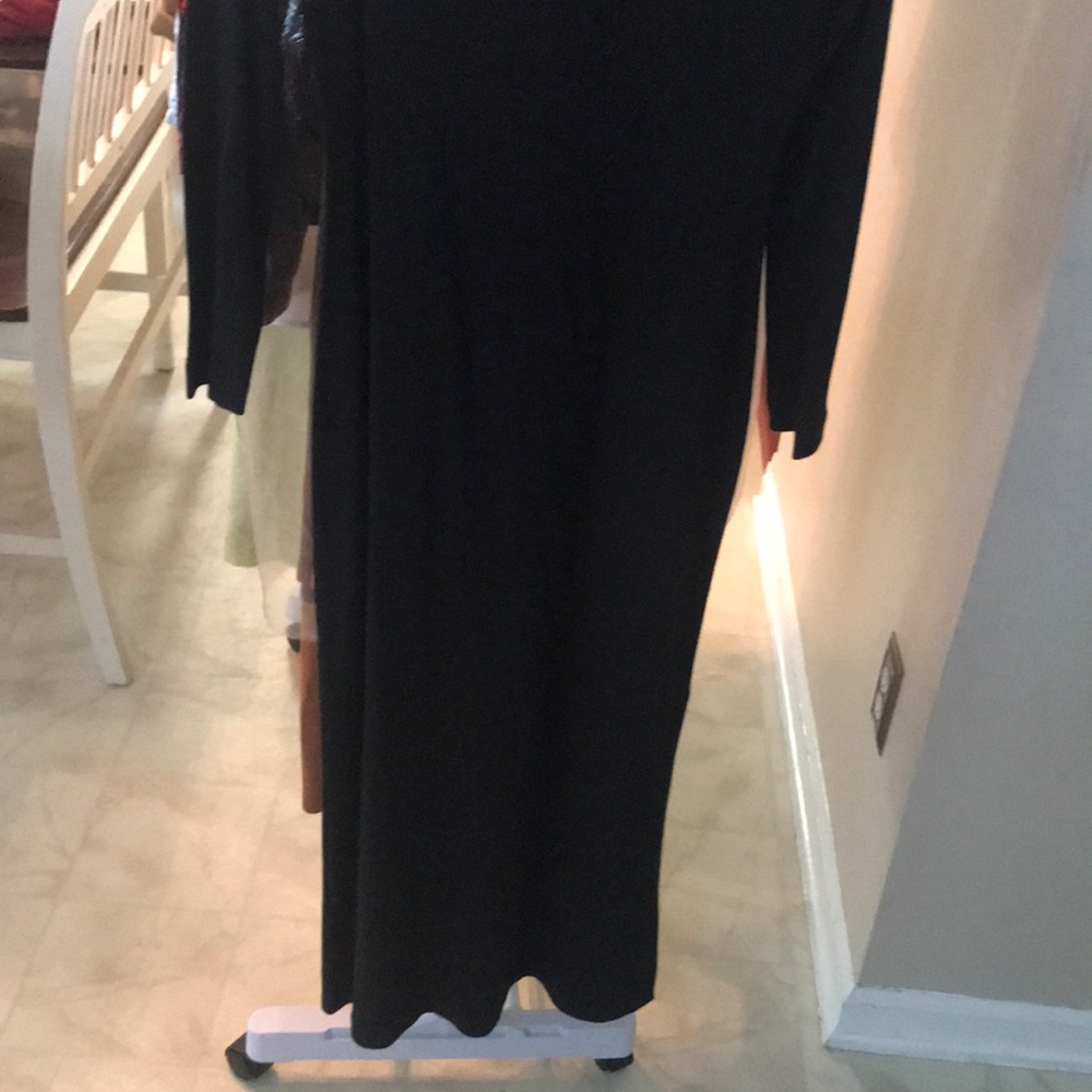 Isabella Bird long black dress